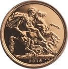 1 Sovereign - Elizabeth II (5th portrait)