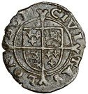 1 Penny - Edward VI (3rd period; London mint)
