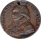 ½ Penny (Lancashire - Manchester / Frederick Duke of York)