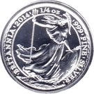 50 Pence - Elizabeth II (4th portrait; 1/4 oz Fine Silver)