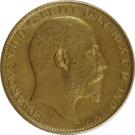 ½ Sovereign - Edward VII