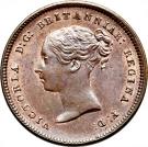 ½ Farthing - Victoria (1st portrait)
