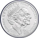 5 Pounds - Elizabeth II (5th portrait; Platinum Wedding)