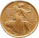 50 Pounds - Elizabeth II (4th portrait; 1/2 oz Fine Gold)