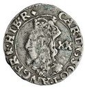 20 Pence - Charles I (3rd Coinage)