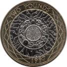 2 Pounds - Elizabeth II (3rd portrait; Technology)