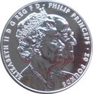 20 Pounds - Elizabeth II (5th portrait; Platinum Wedding)