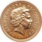 1 Sovereign - Elizabeth II (4th portrait; Golden Jubilee)