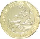 2 Pounds - Elizabeth II (4th portrait; Olympics Handover)