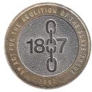 2 Pounds - Elizabeth II (4th portrait; Abolition of Slave Trade)
