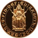 5 Pounds - Elizabeth II (Gold Sovereign Anniversary)