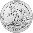 ¼ Dollar "Washington Quarter" (Fort Moultrie at Fort Sumter National Monument, South Carolina -  Silver 5oz Bullion)