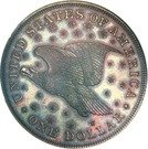 1 Dollar "Gobrecht Dollar" (Pattern; Name below Base; Copper)