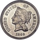 5 Cents "1869" (Pattern)