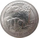 ¼ Dollar "Washington Quarter" (Yellowstone, Wyoming)