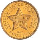 4 Dollars "1879 Stella" (Pattern)