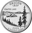 ¼ Dollar "Washington Quarter" (Oregon)