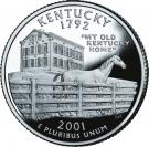 ¼ Dollar "Washington Quarter" (Kentucky - Silver Proof)