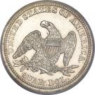 ¼ Dollar "Seated Liberty Quarter" (without motto, with date arrows)