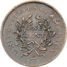 1 Cent (Post Colonial Issue - Washington Portrait Piece - Unity States)