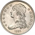 25 Cents "Liberty Cap Quarter" (without motto)