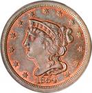 ½ Cent "Braided Hair - Half Cent"
