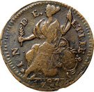 Connecticut Copper "Mailed Bust Facing Left over 1877 or 1887"