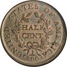 ½ Cent "Draped Bust - Half Cent"
