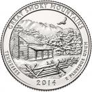 ¼ Dollar "Washington Quarter" (Great Smoky Mountains)