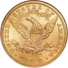 10 Dollars "Coronet Head - Eagle" (with motto)