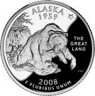 ¼ Dollar "Washington Quarter" (Alaska - Silver Proof)