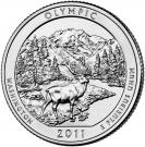 ¼ Dollar 'Washington Quarter' (Olympic National Park, Washington - Silver Proof)