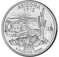 ¼ Dollar "Washington Quarter" (Arizona)