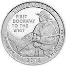¼ Dollar "Washington Quarter" (Cumberland Gap National Park - Silver 5oz Bullion)