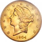 20 Dollars "Liberty Head - Double Eagle" (with motto "TWENTY DOLLARS")