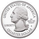 ¼ Dollar 'Washington Quarter' (Ellis Island (Statue of Liberty National Monument), New Jersey) - Silver Proof