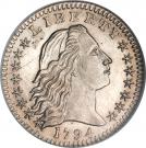 5 Cents "Flowing Hair Half Dime"