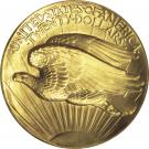 20 Dollars (Saint-Gaudens; Roman numerals, no motto, ultra high relief)