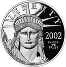 100 Dollars "American Platinum Eagle" (Bullion Coinage)