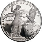 100 Dollars "American Platinum Eagle" (Bullion Coinage)