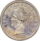 5 Cents "1882 Liberty Head Nickel" (Pattern)