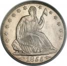 ½ Dollar "Seated Liberty Half Dollar" (with date arrows)