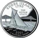 ¼ Dollar "Washington Quarter" (Rhode Island - Silver Proof)