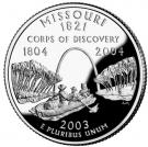 ¼ Dollar "Washington Quarter" (Missouri - Silver Proof)
