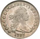 ½ Dollar "Draped Bust Half Dollar" (small eagle)