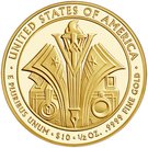 10 Dollars (Florence Harding; Bullion Coinage)