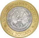 10 Dollars (Library of Congress; Bimetallic)