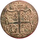 ½ Penny - George III