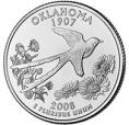 ¼ Dollar "Washington Quarter" (Oklahoma)