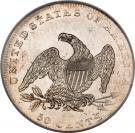 50 Cents "Capped Bust Half Dollar" (Reeded edge)